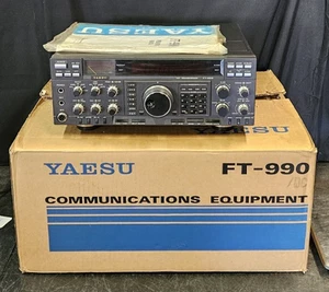 Yaesu FT-990 DC Ham Radio Transceiver Original Box and Manuual - Picture 1 of 8