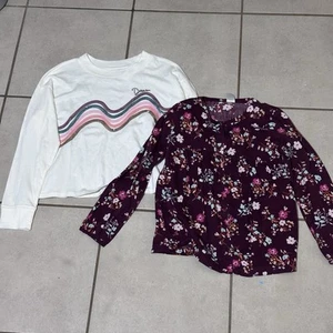 Gap & Carter’s Girls Kids Blouses long sleeve Top size M(8) - Picture 1 of 6