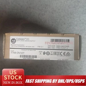 New Allen-Bradley AB 1769-OV32T /A Compact 32PT 24VDC Output Module 1769OV32T - Picture 1 of 3