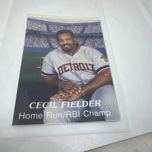 Foto de prensa Cecil Fielder, jonrón de los Tigres de Detroit/campeón de carreras impulsadas T 1 - Imagen 1 de 4