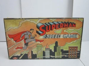 RARE VTG SUPERMAN 'The Speed Game' Canadian Version - A Somerville Limited Game - Picture 1 of 14
