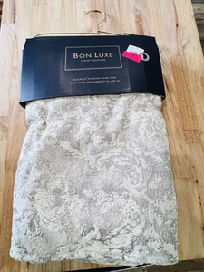 Bon Luxe Window Curtains 2 Panels 37 x 96 Neutrals Blackout Alcott Pair - Picture 1 of 7