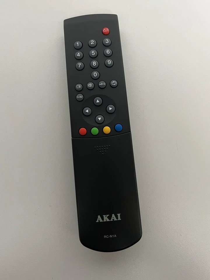 Genuine Akai RC-N1A Remote Control - VCR - TESTED AND WORKING + Batteries - Image 1 of 3