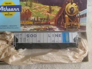 Athearn HO Scale Soo Line 54' Covered Hopper Car #70638 Assembled New in box - Picture 1 of 8