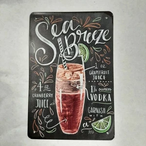 Insegna barra latta brezza marina 8x12 - Foto 1 di 1