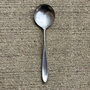 Handtuch Silber Mark VII Gumbo Runde Suppenlöffel Satin SCC Edelstahl Japan - Bild 1 von 3