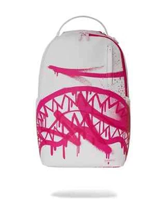 Sprayground Designed Storm Backpack🔥New White Bookbag Large School Bag - Picture 1 of 9
