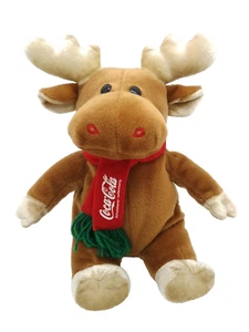 COCA-COLA / McDONALD's Weihnachten ELCH 24 cm Stofftier Plüschtier 2001 defekt - Bild 1 von 7