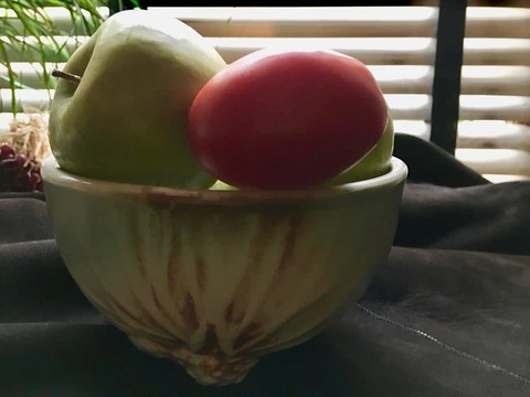 vintage MCCOY pine comb bowl PLANTER 1940s Cover