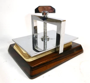 Art déco Kartenpresse mit Spielkarten - Bild 1 von 10