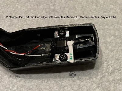 RCA Victor 45EY3 Two Needle Flip Cartridge For All RP190 Twisted Wires - Image 1 of 2