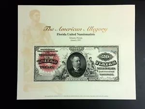 Scott #NSC84 - Florida United Numismatists (FUN) 1997 tarjeta de recuerdo - como nueva - Imagen 1 de 2