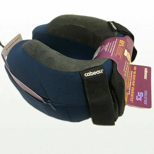 Cabeau Evolution S3 Memory Foam Neck Travel Pillow, Indigo - TPEP2979