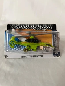 Hot Wheels Skye Knife Helicopter, Green, HW City Works '11 - Picture 1 of 1