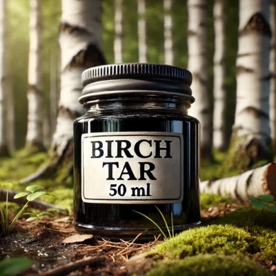 Alquitrán de abedul 50 ml - Aceite de abedul natural 100 % puro - Remed concentrado sin diluir Foto 1 de 4