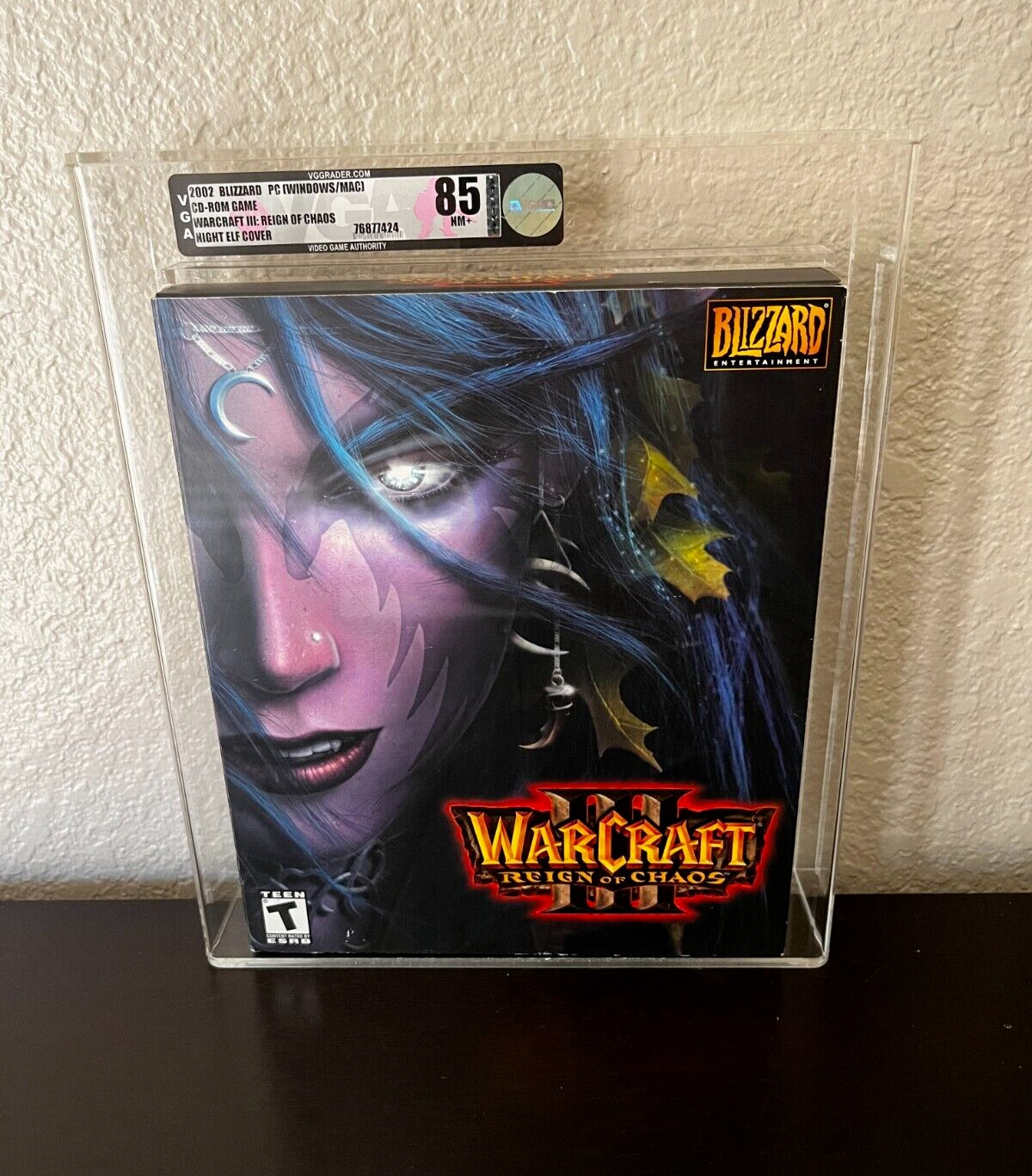 WarCraft III Sealed PC Windows VGA WATA World Of Warcraft Night Elf Cover