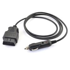 1.5M 5ft Auto Car OBD2 II Emergency Lighter Power Cigarette Cable Battery Tool