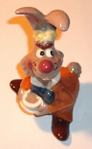 MARCH HARE Figurine Evan K. Shaw American Pottery Disney Alice in Wonderland - Picture 1 of 7