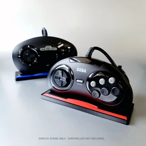 Espositore per controller Sega Genesis Mega Drive 3/6 pulsanti/stampato 3D - Foto 1 di 7