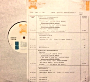 5/13/87 SOLID GOLD SCRAPBOOK PROFILES STEVIE WONDER, 8 STEVIE INTERVIEWS/13 HITS - Picture 1 of 2