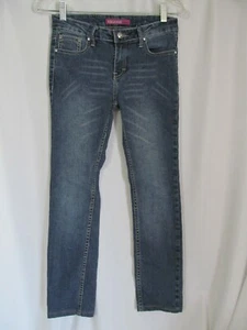 Vigoss Jeans Young Girls Size 14 Super Stretch Denim Distressed ~~#24 - Picture 1 of 4