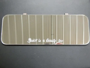 59 60 Buick Electra Invicta LeSabre Vanity Mirror "Buick is a beauty too" - NEW - Picture 1 of 9