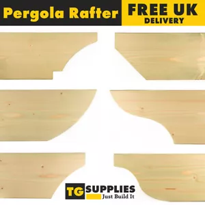 High Quality Timber Pergola Rafters Wooden Pergola Crossbeams TREATED C24 - Picture 1 of 13