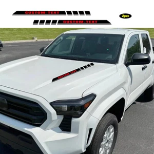 Accesorios para Toyota Tacoma 4Runner Tundra Rav4 TEXTO PERSONALIZADO pegatinas capó coche - Imagen 1 de 10