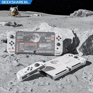GeekShare Protective Case for Nintendo Switch OLED Slim Hard Shell Moon Landing - Picture 1 of 18