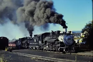c1960s Train Depot~484 Steam Locomotive~RR Vintage Kodachrome 35mm Slide - Bild 1 von 2
