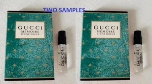 2x Gucci Memoire d’une Odeur Women's Perfume Parfum 1.5ml SAMPLE Carded Card .05 - Picture 1 of 1