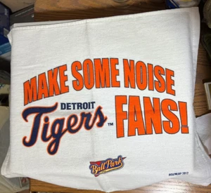 2012 Detroit Tigers Playoffs Rally Towel Make Some Noise Fans - Picture 1 of 1