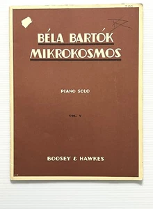 Bela Bartok Mikrokosmos Progressive Piano Solo Volume 5 SC - Picture 1 of 9