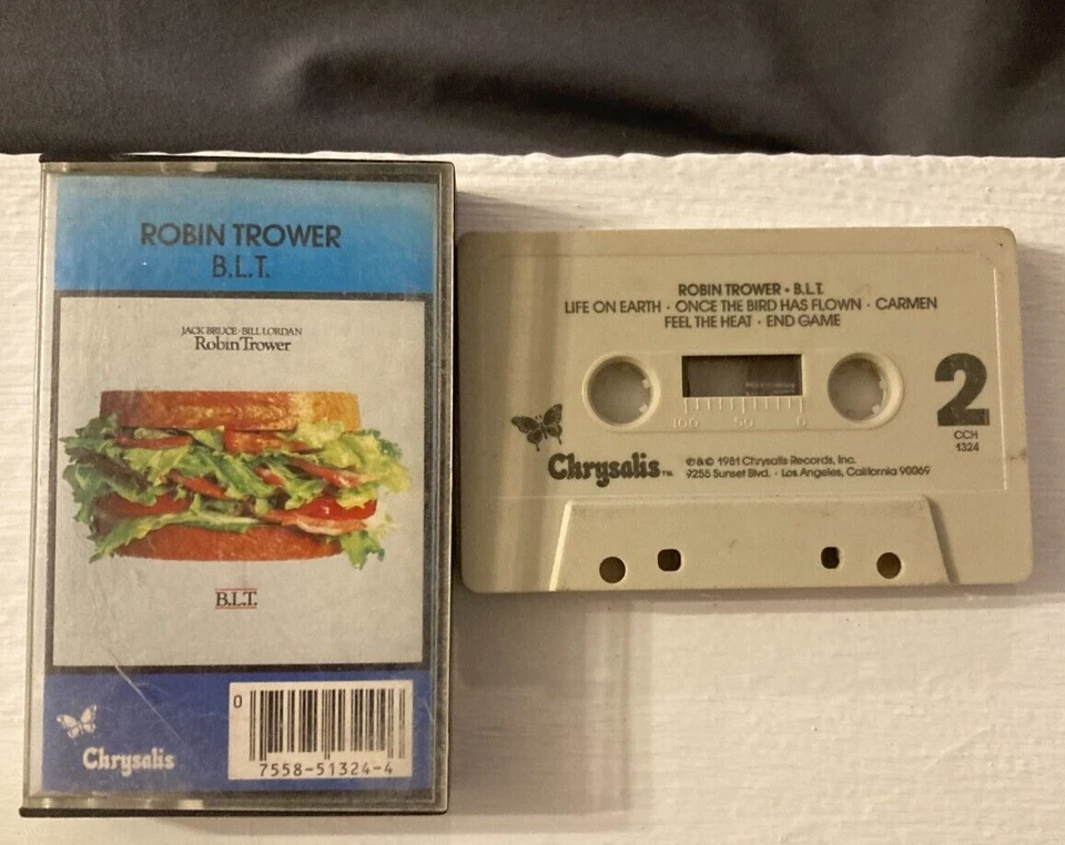Robin Trower B.L.T. Cassette Tape - Image 1 of 1