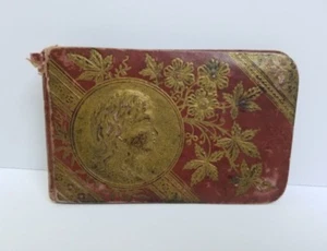 1883 Sammlerpapier viktorianisches Autogramm Journal Buch an: Sarah Blumeneinband - Bild 1 von 12