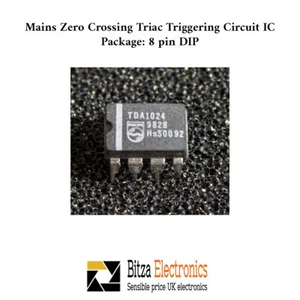 Original Philips TDA1024 Netz Nulldurchgang Triac Triggering IC 8 Pin DIP - Bild 1 von 1