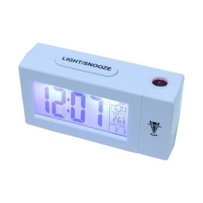 SVEGLIA SNOOZE OROLOGIO CALENDARIO TEMPERATURA CON PROIEZIONE ORA AT-618 TIMER - Immagine 1 di 2