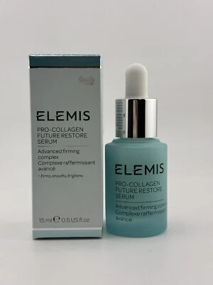 Suero reafirmante ELEMIS Pro-Collagen FUTURE RESTORE - 0,5 OZ / 15 ml NUEVO caja usada Foto 1 de 4