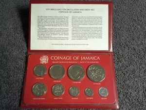 1979 Jamaica 9 piece Specimen Mint Set KM#MS15 - Only 2,608 made   - Picture 1 of 10