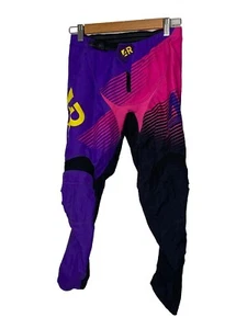 ANSR Youth Pants Cycling pants BMX purple pink girls Size 28 - Picture 1 of 7
