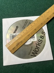 Microsoft Works 8.5 Productivity Software CDROM with Certificate of Authenticity - Photo 1/2