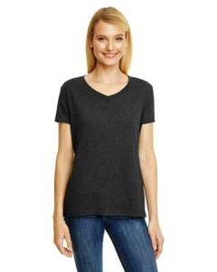 Camiseta para mujer Hanes X-Temp® Triblend cuello en V S-3XL 42VT - Imagen 1 de 42