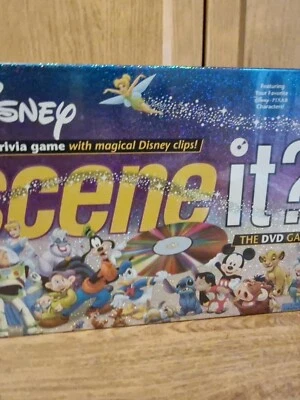 Mattel Disney Scene It? The DVD Board Game 2004 Family Trivia 100% Complete - Image 1 of 2
