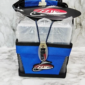 FLW Outdoors Fishing Tackle Bag & 3 Containers w/ Compartments Shoulder Strap - Picture 1 of 15