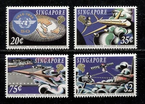 SINGAPORE 1994, I.C.A.O. CIVIL AVIATION, Scott 703-706, MNH - Picture 1 of 1