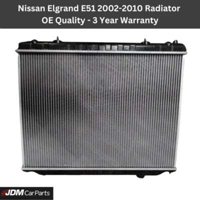 Radiator For Nissan Elgrand E51 2.5 2002-2010 - Image 1 of 4