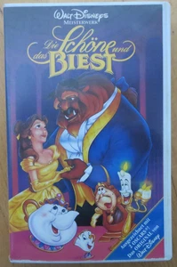 Die Schöne und das Biest, Original Walt Disney - VHS Kassette, Hologramm-1325/25 - Bild 1 von 4