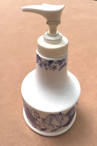 Portmeirion Harvest Blue Lotion /Soap Dispenser with Pump 1995 Pattern Retired - Picture 1 of 10