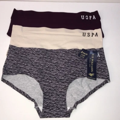 PACOTE POLO BUNDA DOS EUA 3 PEÇAS CUECA DE ALGODÃO CHEKINEE BOYSHORT CALCINHA FEMININA - Imagem 1 de 4