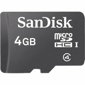 SanDisk 4GB Micro SDHC Memory Card (SDSDQM-004G-B35) - Picture 1 of 1